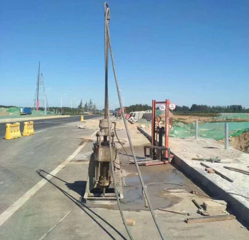 元江公路高聚物注浆加固